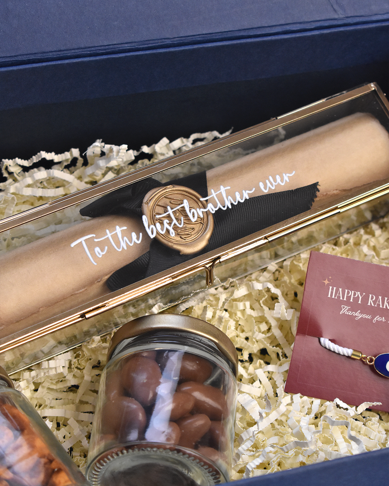 The Brother Code – Personalized Rakhi Hamper