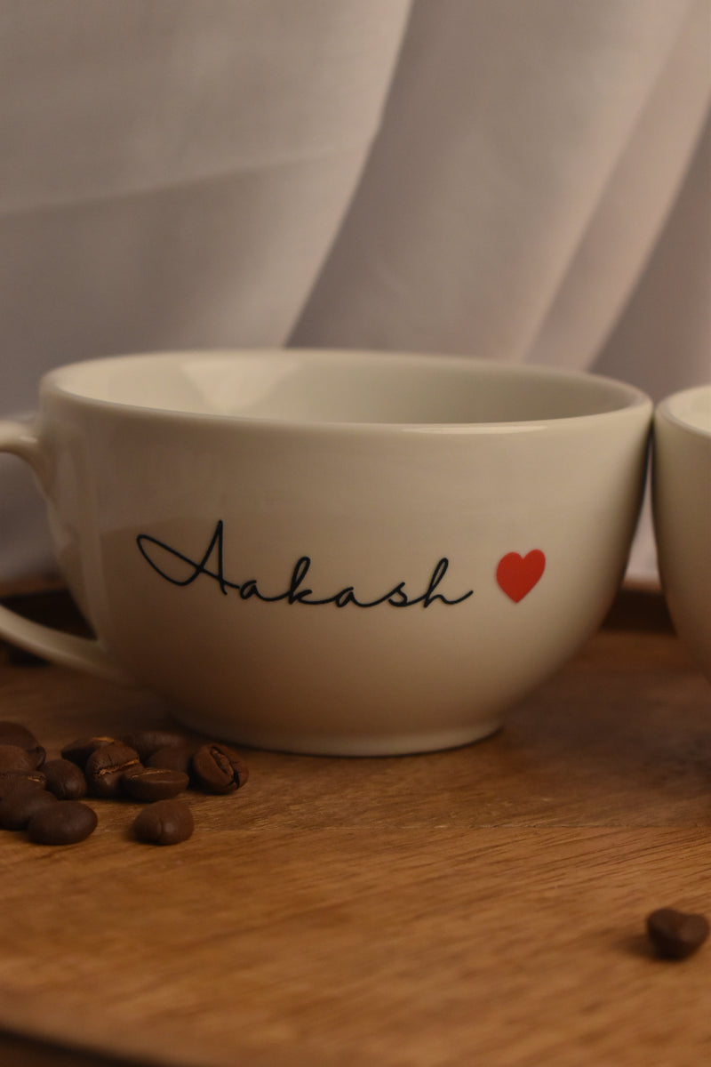 Signature Heart Mugs