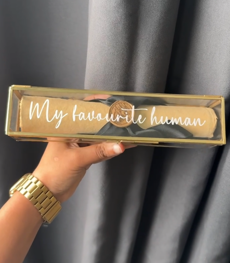 Personalised Scroll letter box