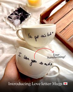 Personalised – Love letter Mugs
