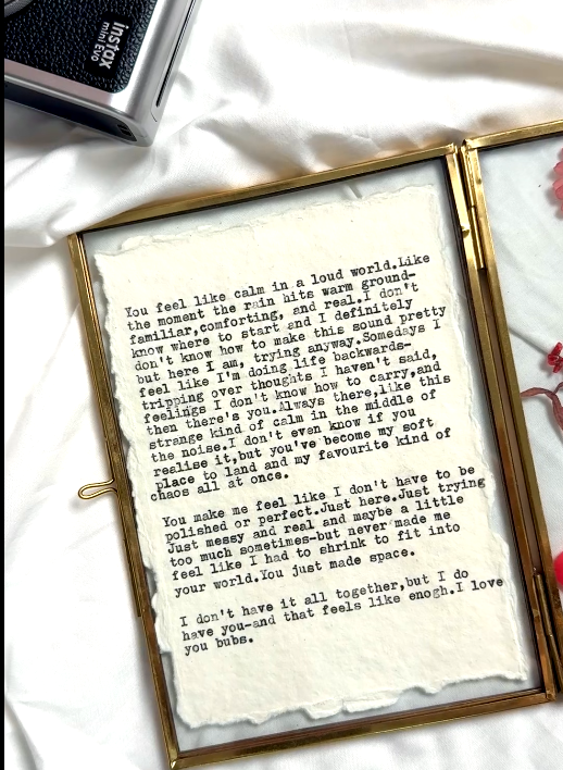 Personalised – Double Sided Framed letters